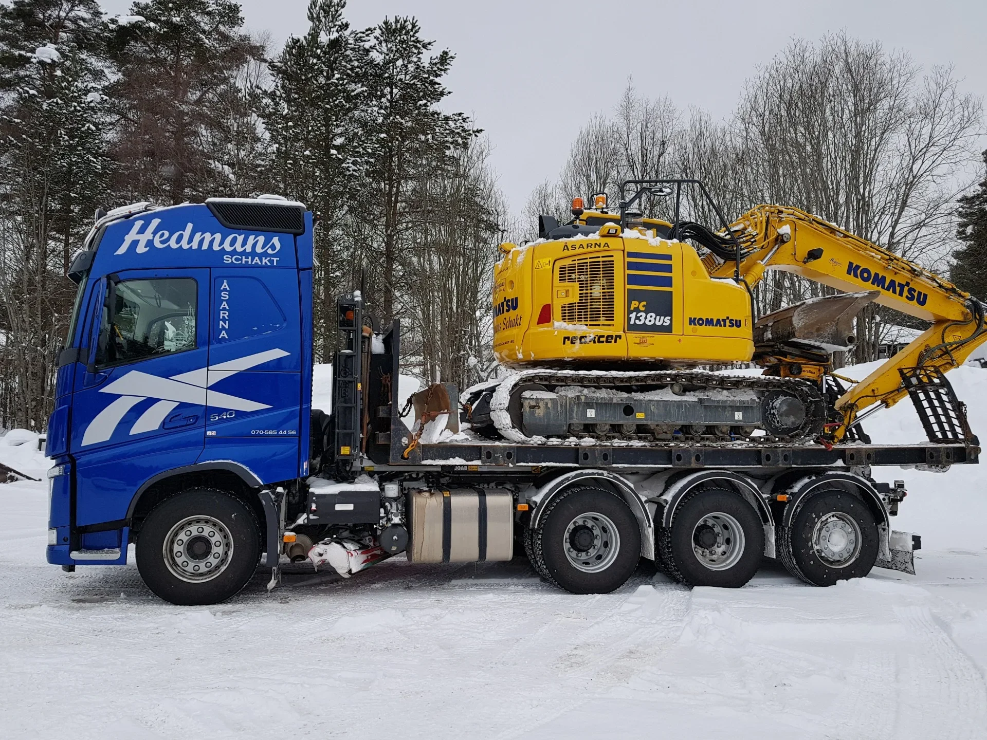 Volvo FH12 lastbil med lastväxlare
