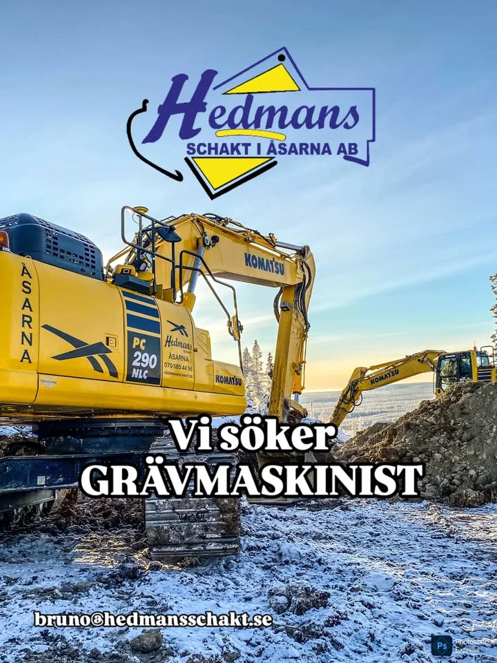 Vi söker grävmaskinist